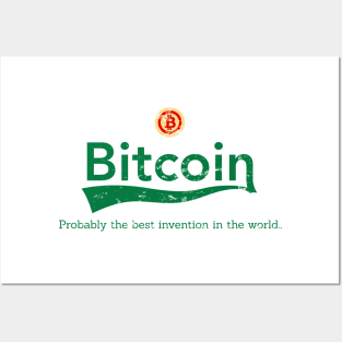 Bitcoin Logo BTC Cryptocurrency Blockchain Posters and Art